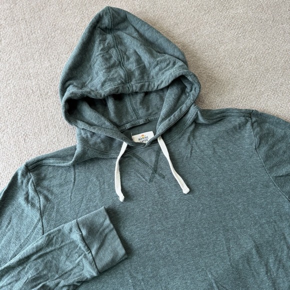 Marine Layer Other - Marine Layer Pullover Shirt Hoodie Lightweight Teal Men's Size Large